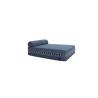 Pouf design extérieur gris – Effet corset – Valiente Lounge Line