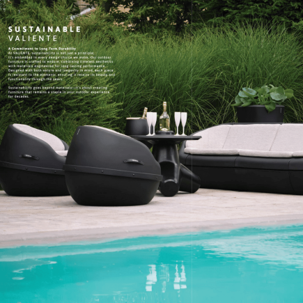 Salon de jardin lounge Valiente – Classic Sofa Set (5 places)