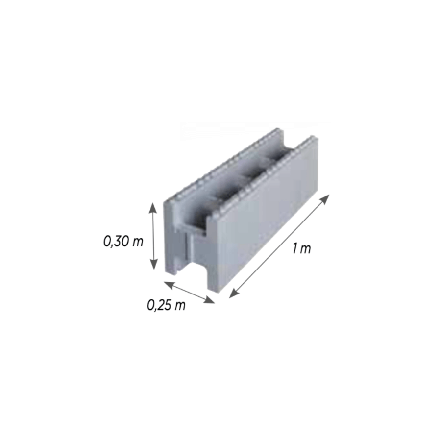 Blocs polystyrène haute densité STYRAQUA pour construction de piscine - lot de 8