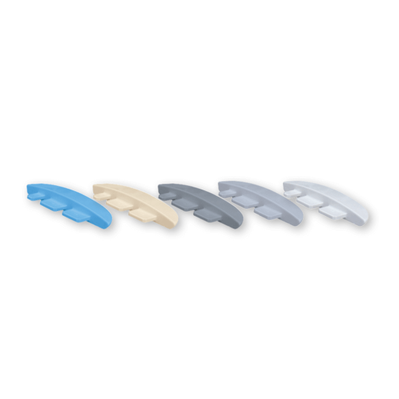 Lot de 12 ailettes droites pour bouchon – Abriblue