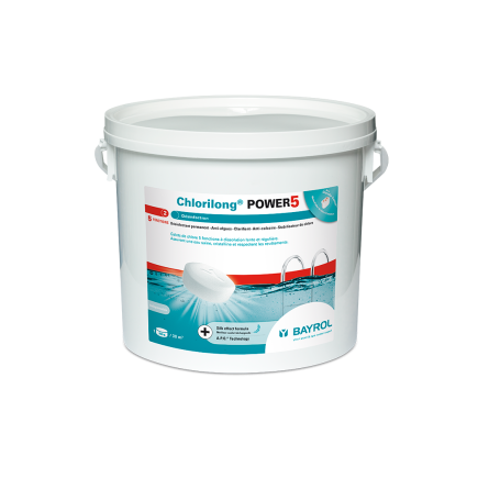 Chlorilong® POWER 5 – Galets multifonctions 5 kg – BAYROL