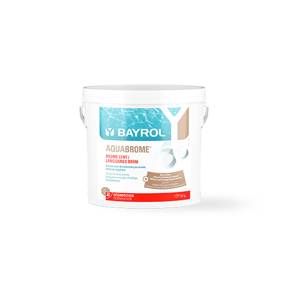 Pastilles de brome Aquabrome® 5 kg Bayrol – Désinfection longue durée sans odeur de chlore