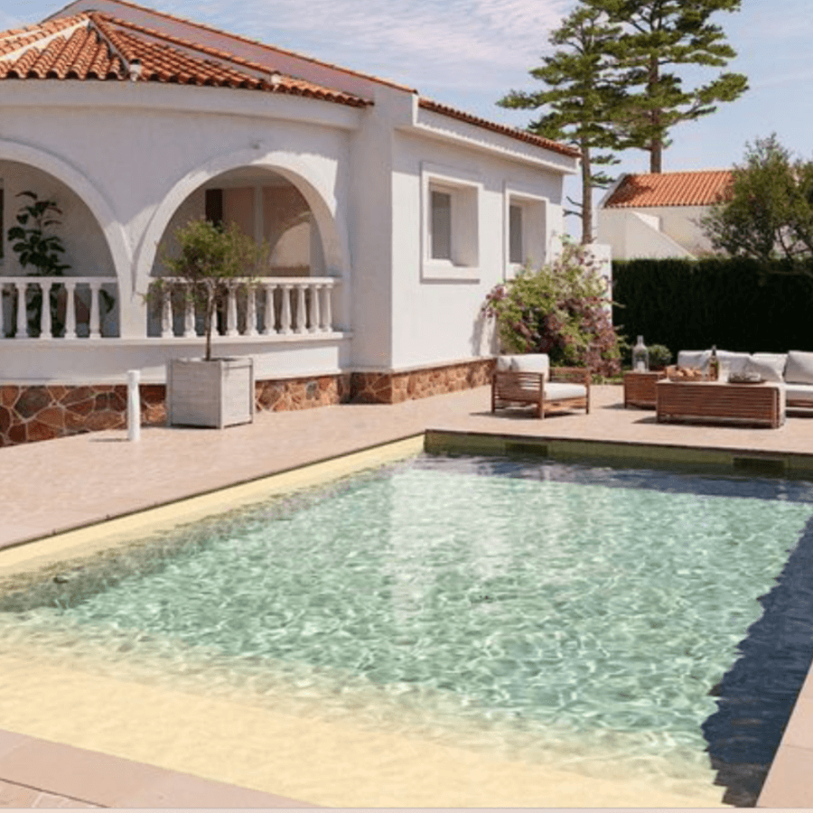 PVC armé 180/100 CGT ALKOR AQUASTONE ANTIDERAPANT 3D pour piscine sable