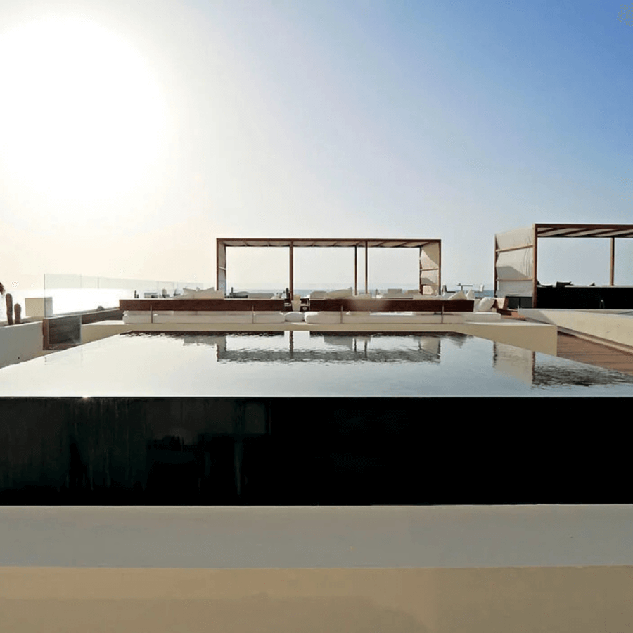 photo d'un Liner armé 180/100 ALKORPLAN relief pour piscine noir