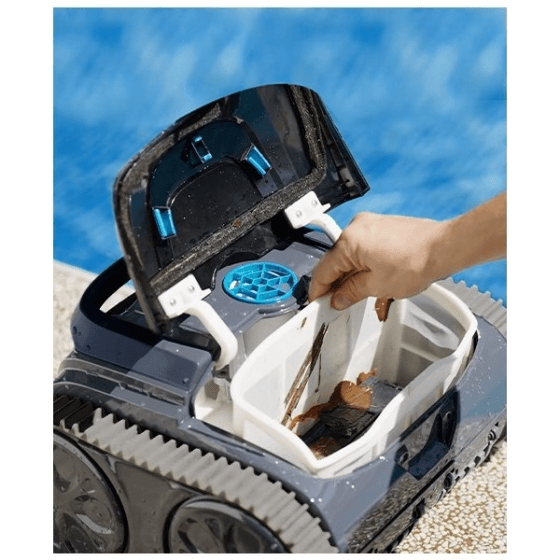 Robot de Piscine Sans Fil WYBOT S1 – Autonome, Connecté et Ultra Performant panier