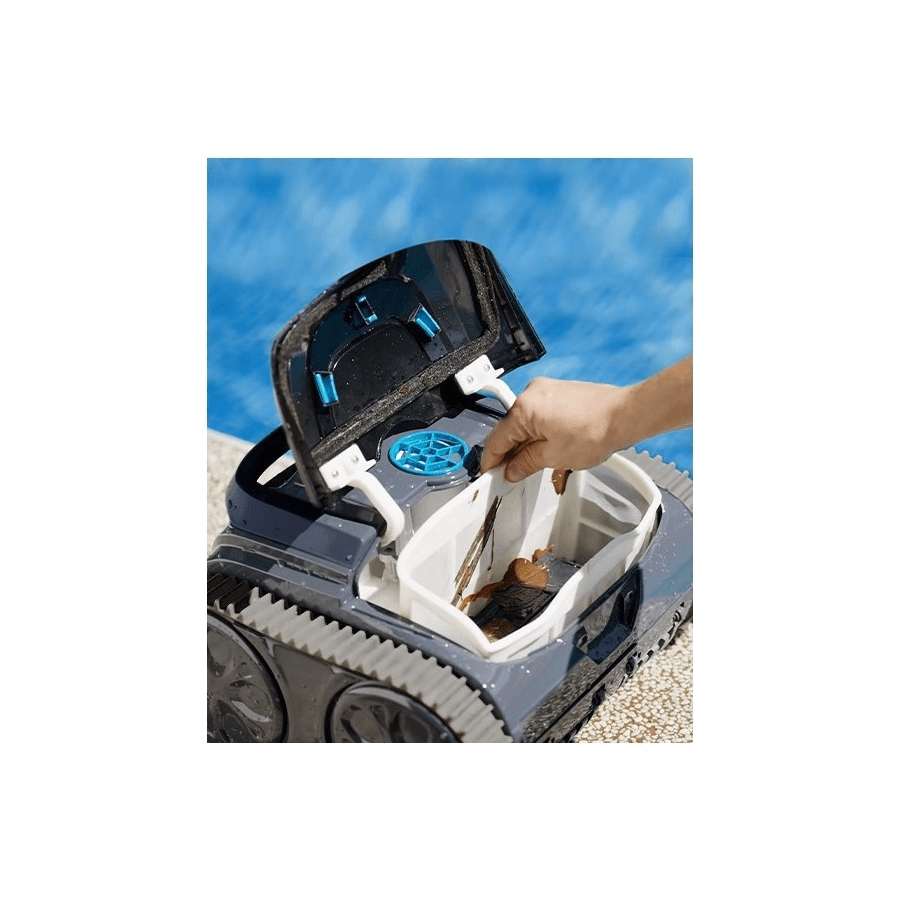 Robot de Piscine Sans Fil WYBOT S1 – Autonome, Connecté et Ultra Performant panier