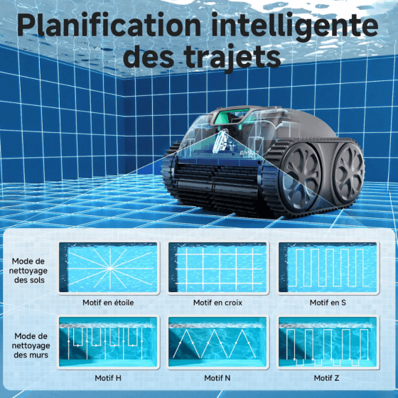 Robot Nettoyeur de Piscine WYBOT C1 - Nettoyage Automatique et Efficace