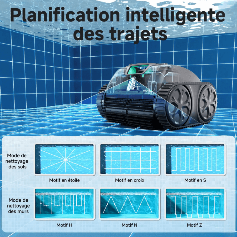 Robot Nettoyeur de Piscine WYBOT C1 - Nettoyage Automatique et Efficace