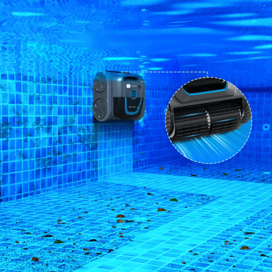 Robot de Piscine Sans Fil WYBOT S1 – Autonome, Connecté et Ultra Performant feuille