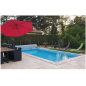Piscine traditionnelle PVC 7,80 x 3,00 m – Kit complet enterré avec liner, filtration à cartouche et escalier toute largeure