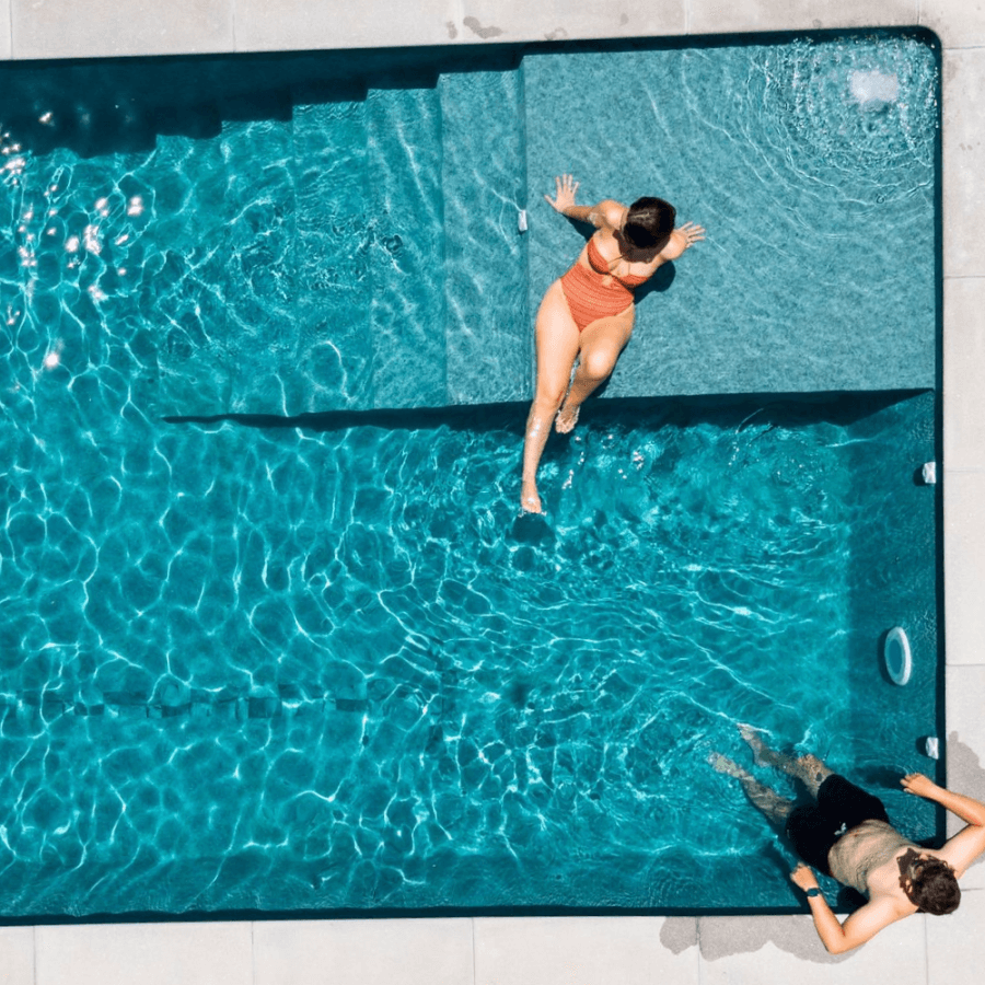 PVC armé 180/100 CGT ALKOR AQUASENSE 3D pour piscine granit green