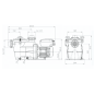 Pompe de filtration KRIPSOL-KSE VS 150 pour piscine