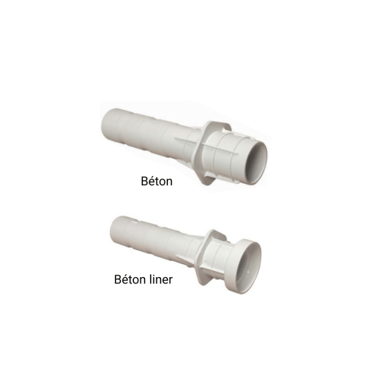 Traversée de paroi WELTICO pour refoulement de piscine