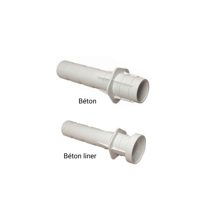 Traversée de paroi WELTICO pour refoulement de piscine