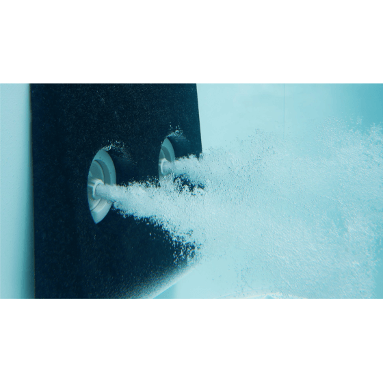 Détail jets hydromassage MSpa OSLO