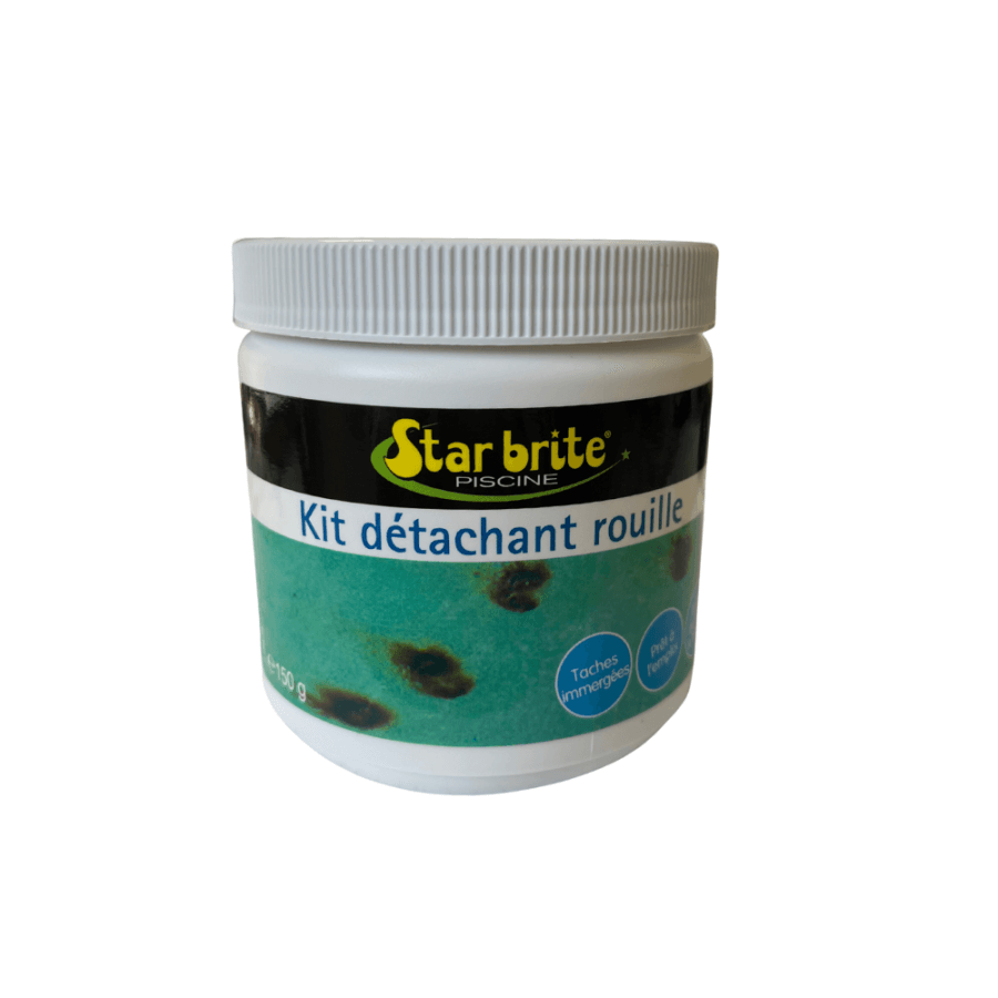 Kit détachant rouille pour piscine vu de face