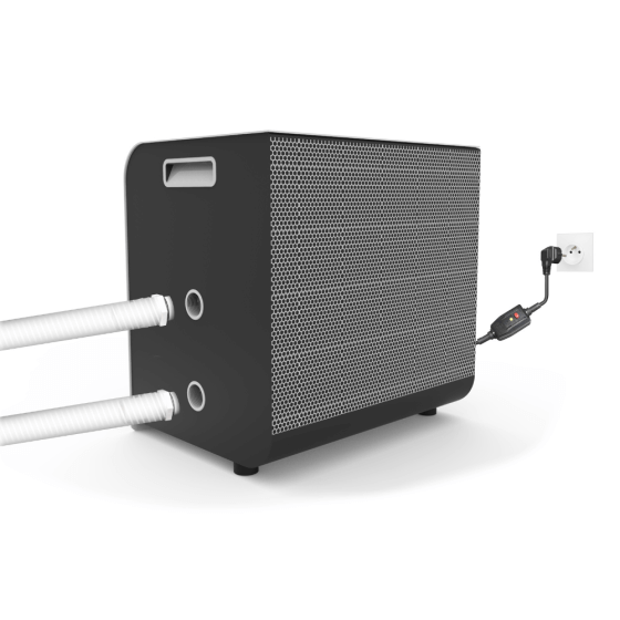 Pompe à chaleur Poolex Mag vu arrière