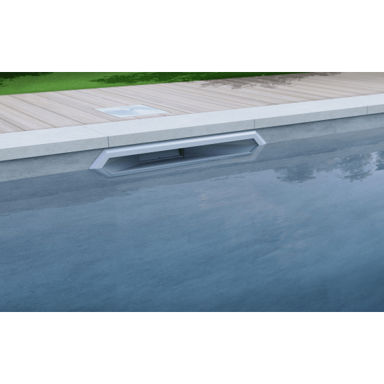 Skimmer miroir WELTICO WE-LINE A800 Blanc en eau