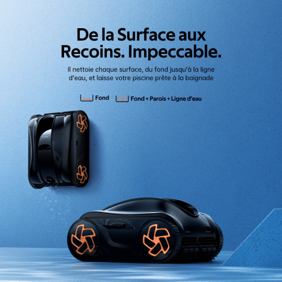 Robot piscine sans fil K25 – iGarden programme robot