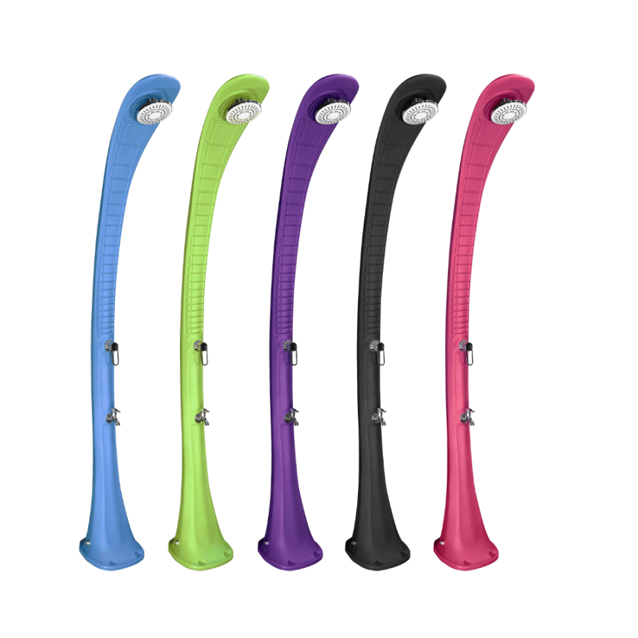 Douche solaire Design Cobra 32L avec son rince pieds