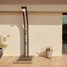 Douche solaire Design SPRING 30L avec son rince pieds