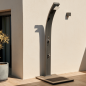 Douche solaire Design SPRING 30L avec son rince pieds