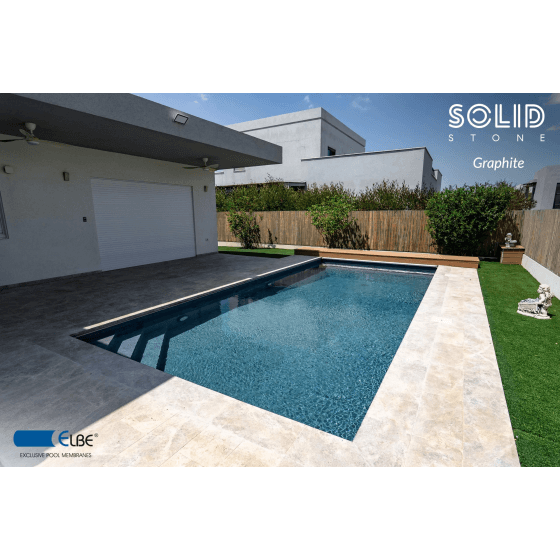 PVC Armé ELBE Solid Stone 3D 180/100 ème - 41,25 m²