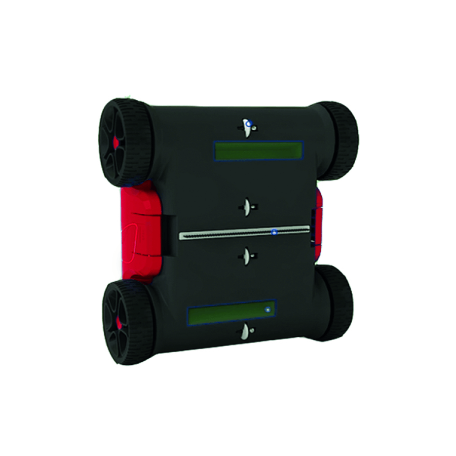 Robot électrique RED PANTHER pour piscine jusqu'à 100m² vu du dessous