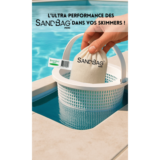 Sandbag Mini pour skimmer – Média filtrant écologique