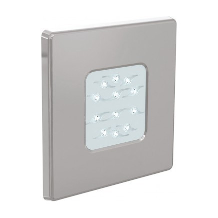 Enjoliveur Inox carré WELTICO pour projecteur piscine