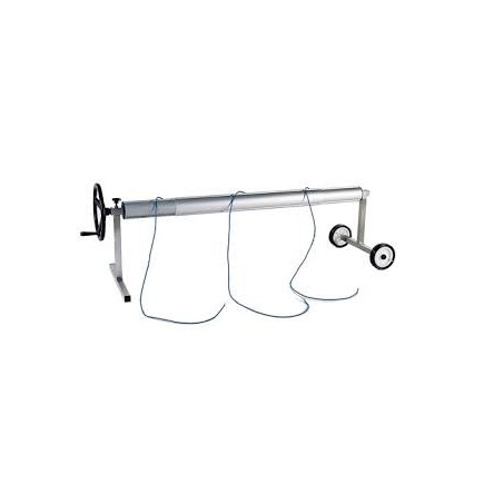 Enrouleur manuel de bâche à bulles pour PISCINE