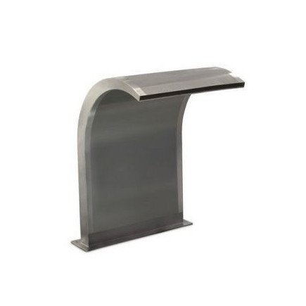 Cascade inox design avec ancrage pour piscine