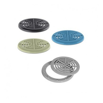 Grille grise + bride pour bonde de fond WELTICO ELEGANCE