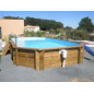 Piscine bois MINI DETENTE OCTO 3.00 x 3.58 autoportante et prête à plonger Piscine bois MINI DETENTE OCTO 3.00 x 3.58 autoportante et prête à plonger