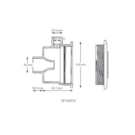 Refoulement HAYWARD TURBO JET pour béton
