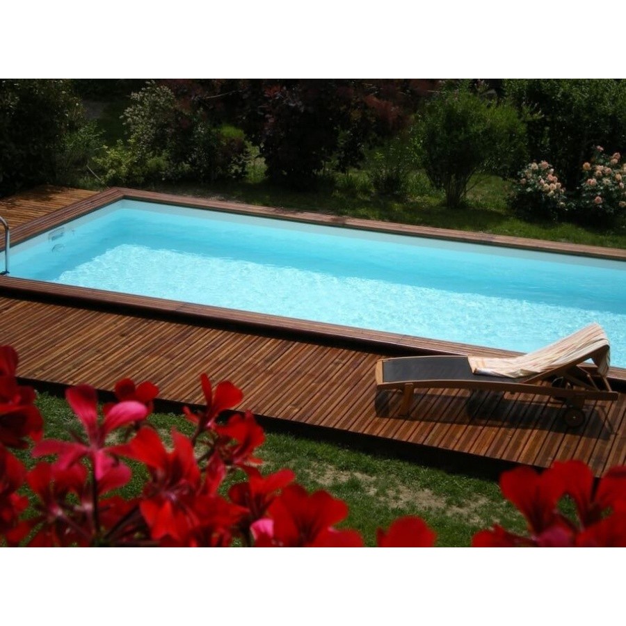 Piscine bois CITY DETENTE 6x3x1.35 qualité professionnelle Piscine bois CITY DETENTE 6x3x1.35 qualité professionnelle