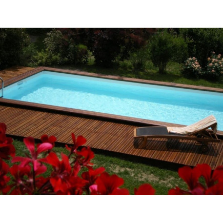 Piscine bois CITY DETENTE  6x3x1.35 qualité professionnelle
