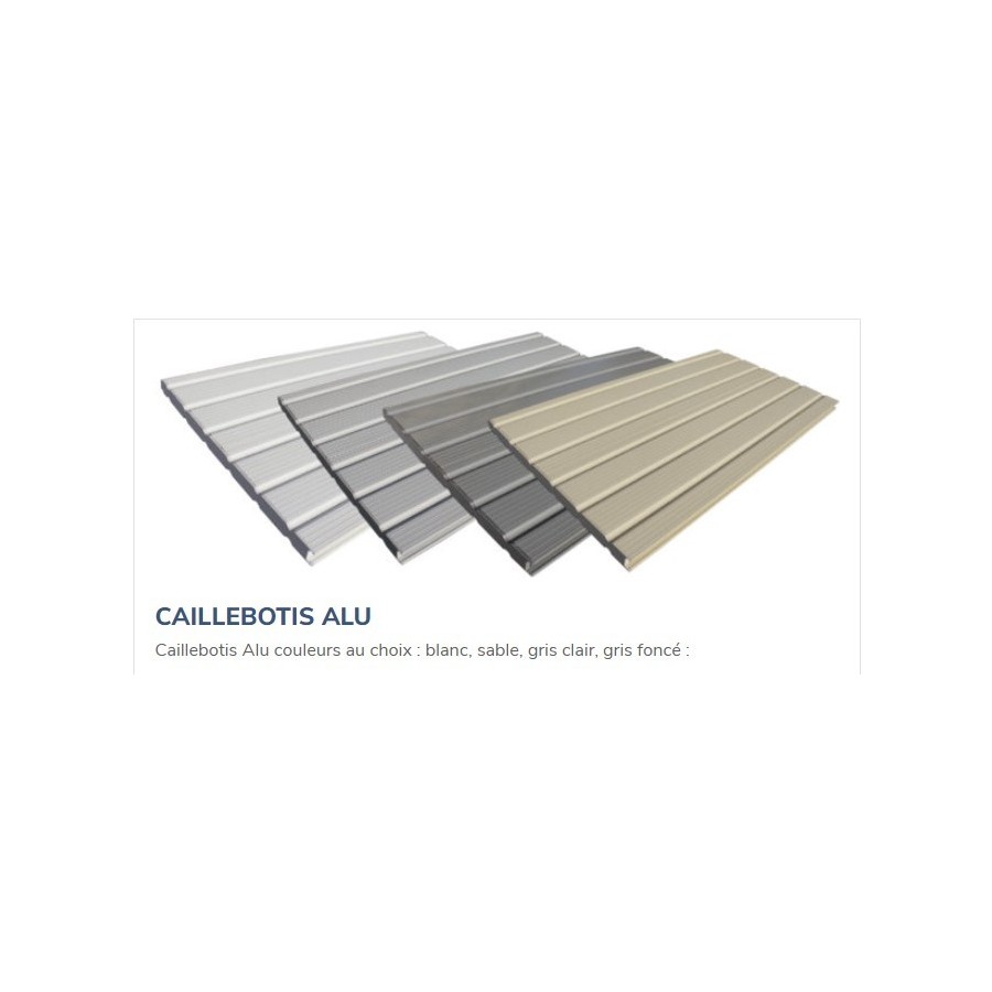 Caillebotis ALU SOFATEC plusieurs couleurs disponibles pour piscine Caillebotis ALU SOFATEC plusieurs couleurs disponibles pour piscine