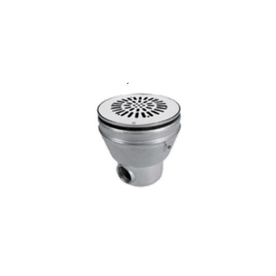 Bonde de Fond Ronde en Acier Inoxydable ASTRAL - Piscine Liner & Préfabriquée