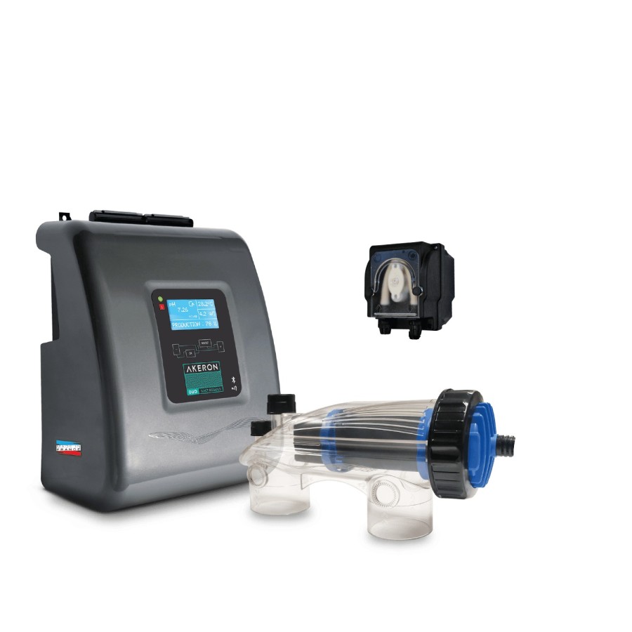Electrolyseur et régulateur SALT REGUL3 pH AKERON écologique et haute performance Electrolyseur et régulateur SALT REGUL3 pH AKERON écologique et haute performance