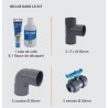 KIT ByPass Ø 50mm pour raccordement universel pour pompe à chaleur