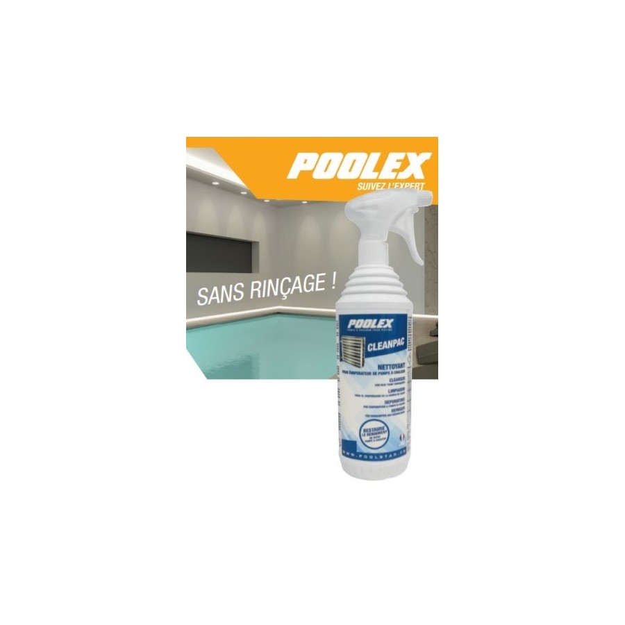 Nettoyant pour pompe à chaleur POOLEX CLEANPAC Nettoyant pour pompe à chaleur POOLEX CLEANPAC
