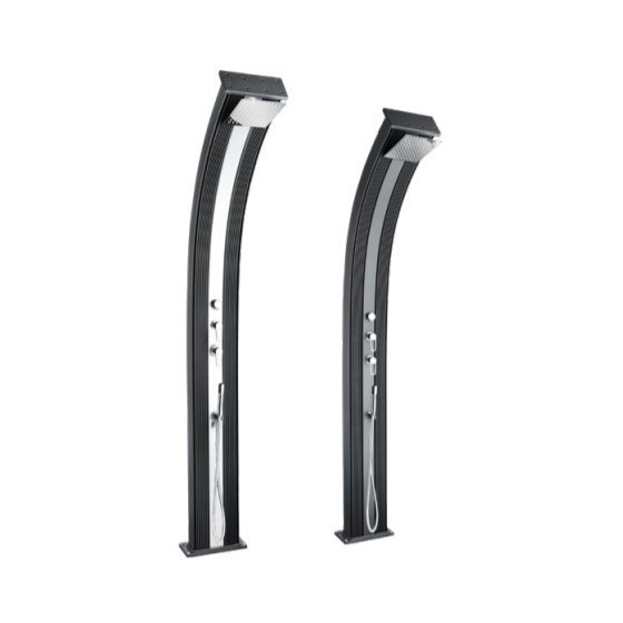 Douche hybride solaire Aluminium design DADA pour piscine