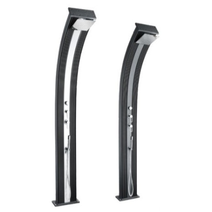 Douche hybride solaire Aluminium design DADA pour piscine