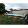 Piscine bois rectangulaire 4.30 x 3.00 m CITY MEDIUM DETENTE qualité professionnelle