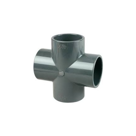 Croix femelle à coller PVC pression pour PISCINE