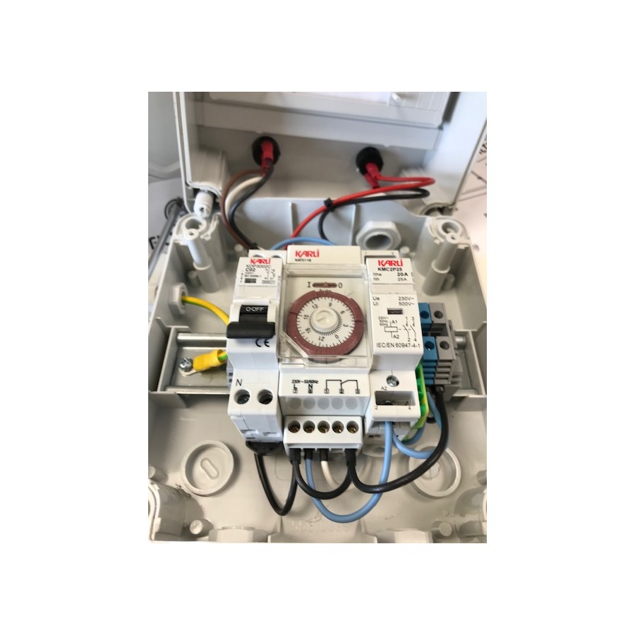 Horloge de programmation pour coffret de filtration mur filtrant GS Horloge de programmation pour coffret de filtration mur filtrant GS
