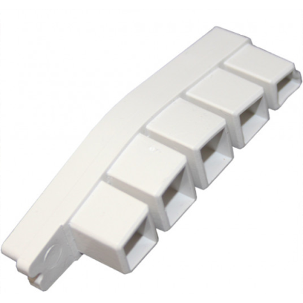 Bouchons à coller pour lames opaques, gauche et droite (l'unité)(couleur au choix)