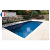 Piscine complète traditionnelle en PVC Rectangulaire 4m80 x 4m x 1m50 qualité professionnelle
