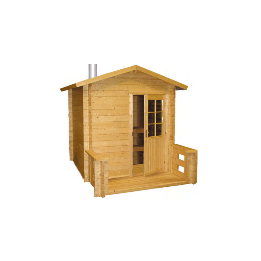 Sauna-outdoor-modèle-KUIKKA-de-chez-HARVIA Sauna-outdoor-modèle-KUIKKA-de-chez-HARVIA